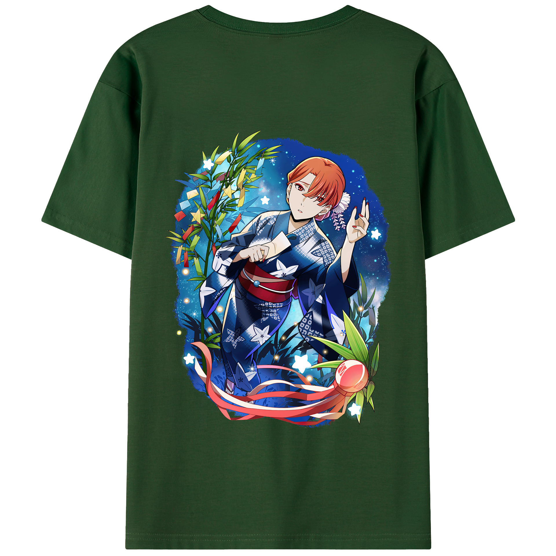 （画像用） 文豪ストレイドッグス Bungo Stray Dogs 綿100％半袖Tシャツ（背面プリント）